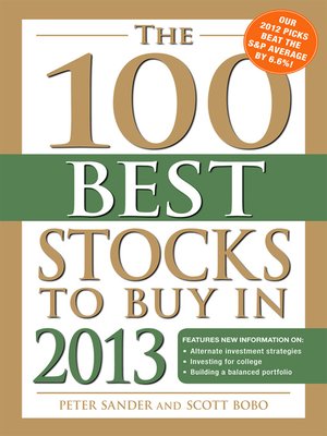 cover image of The 100 Best Stocks to Buy in 2013